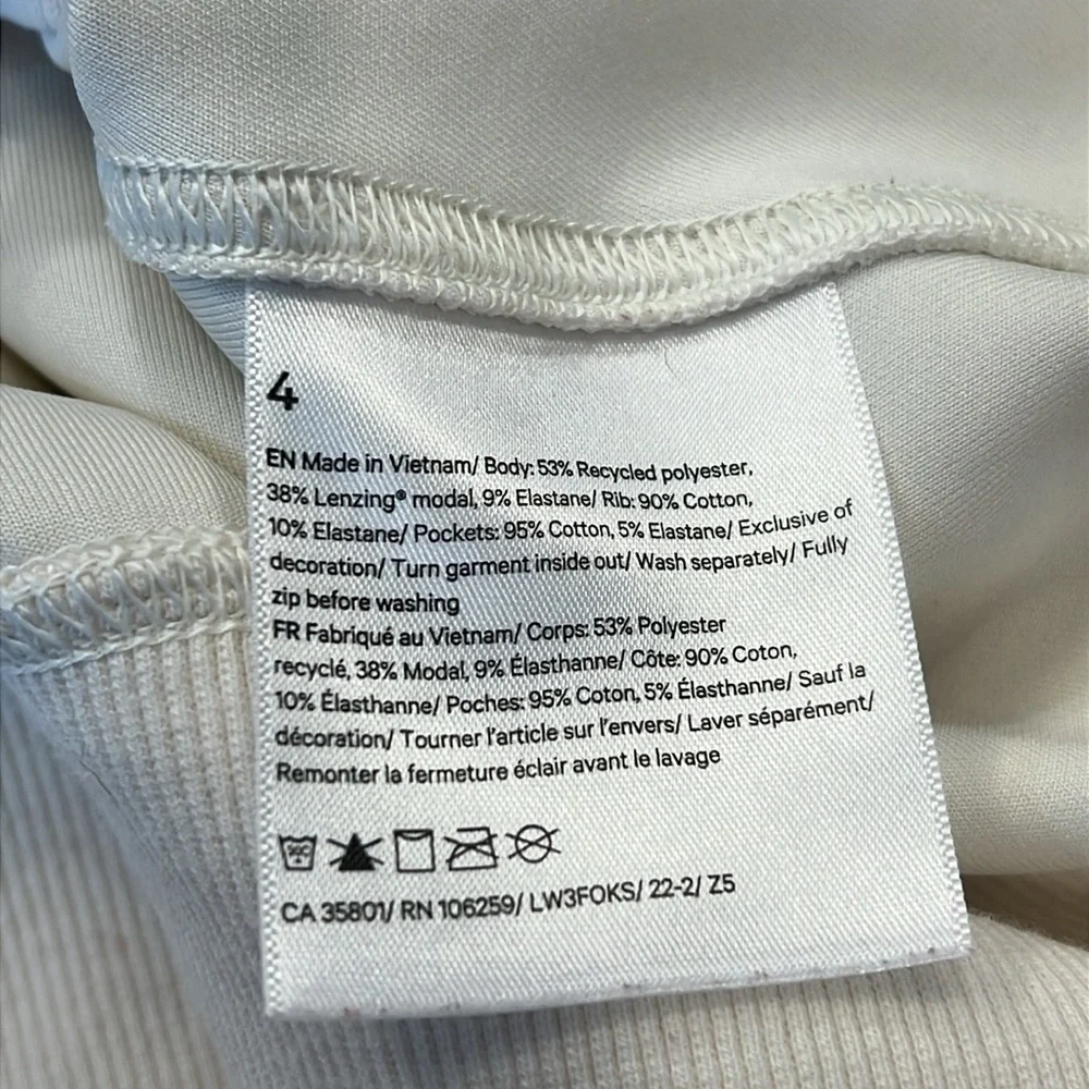 Lululemon‎ Softstreme Pocketed Hoodie Lemon Sorbet Size 4